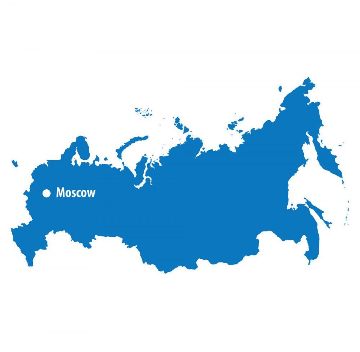 Mapa de la capital de Rusia